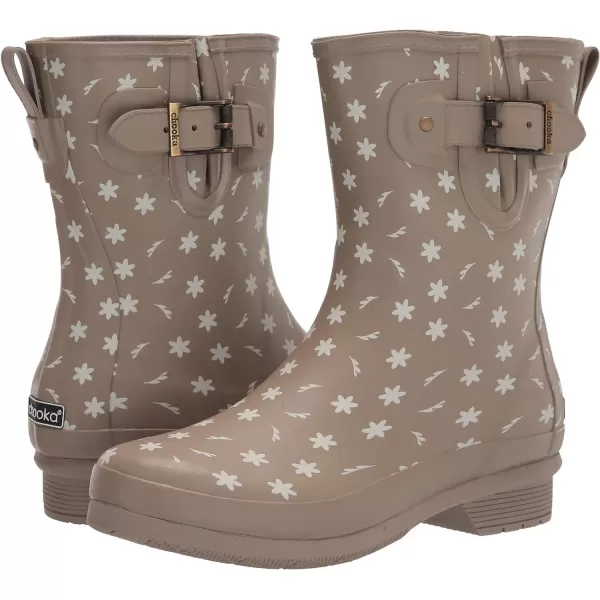 Chooka Ditsy Daisy Mid Rain Boots