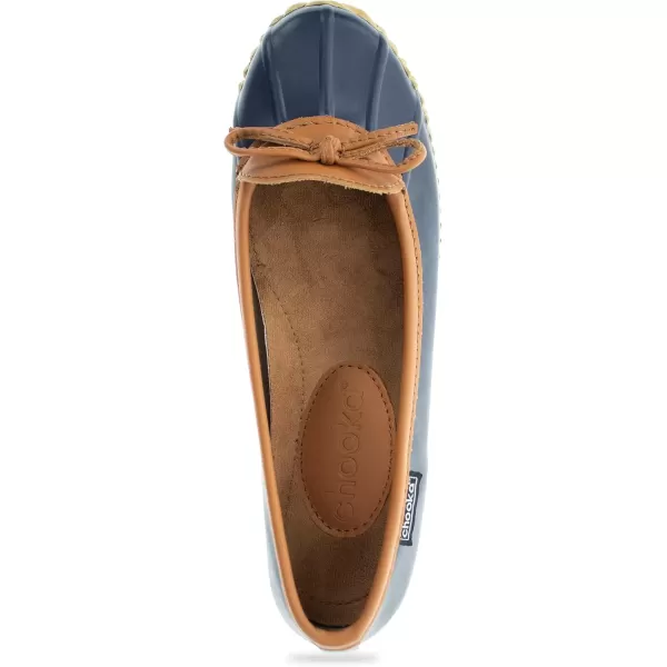 imageChooka Womens Solid Duck Skimmer Ballet FlatNavy