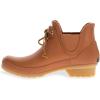 imageChooka Womens Classic Tie Waterproof Bootie Rain BootCognac