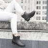 imageChooka Womens Waterproof Plush Chelsea Bootie Chelsea BootBlack