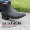 imageChooka Womens Waterproof Plush Chelsea Bootie Chelsea BootBlack