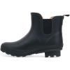 imageChooka Womens Waterproof Plush Chelsea Bootie Rain BootBlack