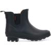 imageChooka Womens Waterproof Plush Chelsea Bootie Rain BootBlack