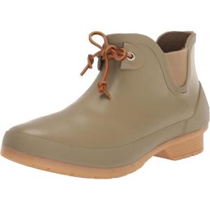 imageChooka Womens Classic Tie Waterproof Bootie Rain BootMoss