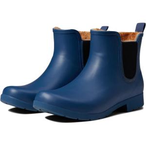 imageChooka Womens Waterproof Plush Chelsea Bootie Chelsea BootNavy