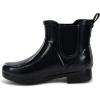 imageChooka Womens Delridge Faux Fur Chelsea Rain Boot  Waterproof Ankle Bootie with Memory Foam Insole  Stylish ampamp Comfortable in BlackBlackBlack