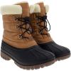 imageChooka Womens Warm Insulated Plush Lined Waterproof Mid Calf Winter Snow BootsTan