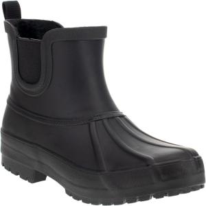 imageChooka Womens Waterproof Duck Chelsea Lined Rain BootBlack