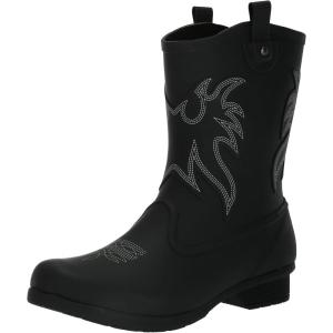 imageChooka Womens Western Printed Waterproof Boots RainBlack