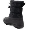 imageChooka Womens Nylon MidCalf Winter Snow Boot  Outdoor Cold Weather Faux Fur Puffer BootBlack