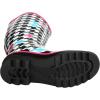 imageChooka Womens Gun Check Rain BootBlackWhitePink