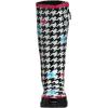 imageChooka Womens Gun Check Rain BootBlackWhitePink
