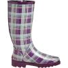 imageChooka Womens Preppy Plaid Rain BootPurple