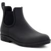 imageChooka Womens Modern Waterproof Chelsea Rain Boots  Garden Ankle Boot with Memory Foam InsoleBlack