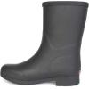 imageChooka Womens Waterproof Solid MidHeight Rain Boot  Durable Rubber Memory Foam Insole NonSlip Outsole AllWeather ComfortDelridge Black