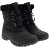 imageChooka womens Warm Insulated Plush Lined Waterproof Mid Calf Winter Snow BootsBlack