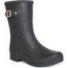 imageChooka Womens Waterproof Solid MidHeight Rain Boot  Durable Rubber Memory Foam Insole NonSlip Outsole AllWeather ComfortDelridge Black