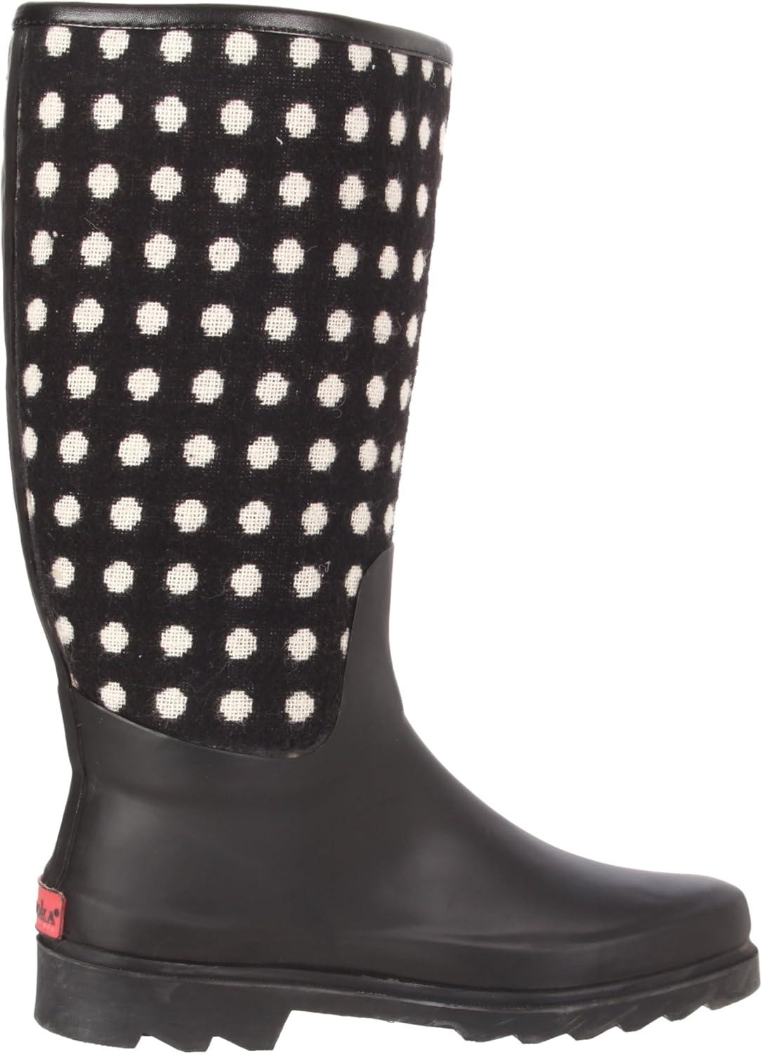 imageChooka Womens Dotty BootBlackPolka Dot