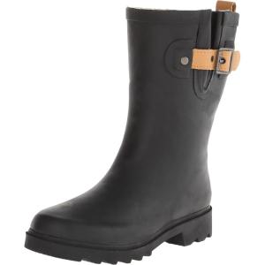 imageChooka Womens MidHeight Rain BootBlackMatte