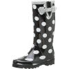 imageChooka Womens Rob Dots RainbootBlackWhite