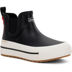 imageChooka Womens Marina Chelsea Rain Boot  Waterproof Rubber Ankle Boot with Memory Foam InsoleBlack