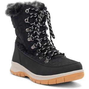 image:imageChooka Womens Belltown Mid Faux Fur Cold Weather Boot  WaterRepellent Winter Snow Boot with Memory Foam Insole amp Warm Plush LiningBlack