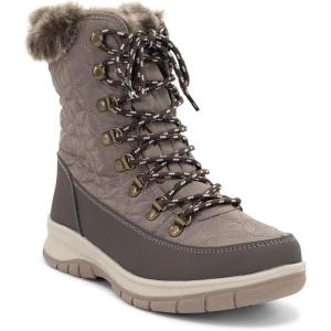 image:imageChooka Womens Belltown Mid Faux Fur Cold Weather Boot  WaterRepellent Winter Snow Boot with Memory Foam Insole amp Warm Plush LiningTaupe