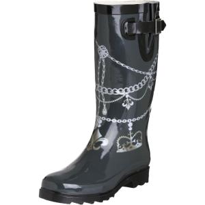 image:imageChooka Womens Chain Jewels RainbootBlack