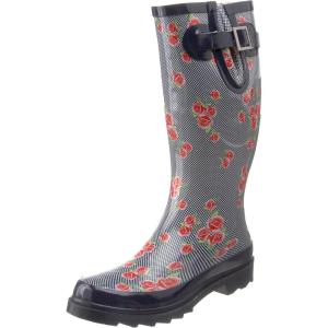 image:imageChooka Womens Dotty Flowers KneeHigh BootNavy