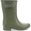 image:imageChooka Womens Waterproof MidHeight Faux Fur Lined PullOn Rain Boot  Ladies street style rubber boots cozy plush interior built for puddles comfort insole styled for every wet rainy dayGreen