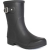 image:imageChooka Womens Waterproof MidHeight Faux Fur Lined PullOn Rain Boot  Ladies street style rubber boots cozy plush interior built for puddles comfort insole styled for every wet rainy dayDelridge Black
