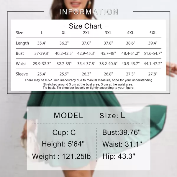 Byinns Women's 2024 Plus Size Tie Back Square Neck Mini Dress Long Lantern Sleeve Elastic Waist Wedding Guest Dresses