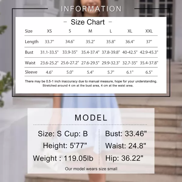 Byinns Women's Summer Ruffle Dress Sundresses Tiered Dress Off Shoulder Smocked Sleeveless 2024 Trendy Flowy Dresses
