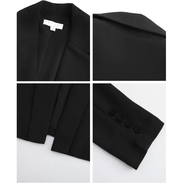 EXLURA Women's 2024 Business Casual Blazer Suit Dress Sets Work Office Two Piece Outfits