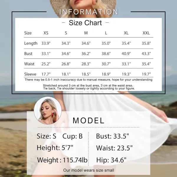 EXLURA Women's 2024 Casual Long Lantern Sleeve Dresses Square Neck Ruffle Tie Back Elastic Waist Aline Short Mini Dress