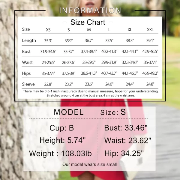 EXLURA Women's 2024 Long Sleeve Wrap V Neck Bodycon Formal Work Dress Ruched Cocktail Mini Dress Elegant Teacher Dresses