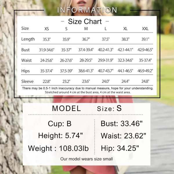 EXLURA Women's 2024 Long Sleeve Wrap V Neck Bodycon Formal Work Dress Ruched Cocktail Mini Dress Elegant Teacher Dresses