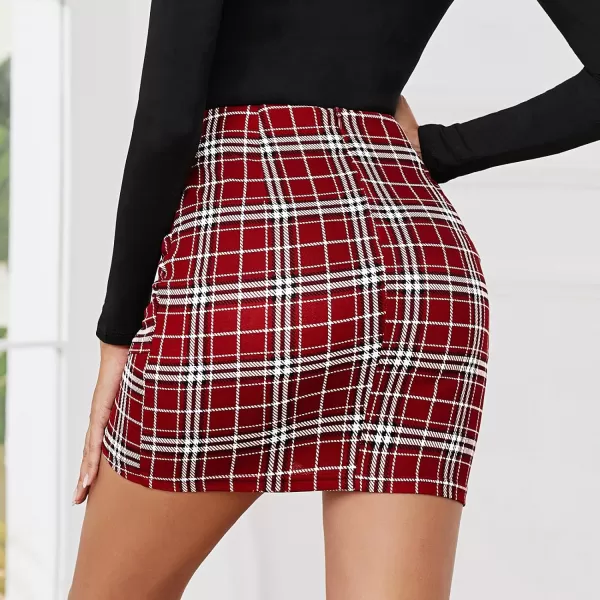 EXLURA Women's Bodycon Ruched Tulip Mini Skirt Elastic High Waist Asymmetrical Short Skirts