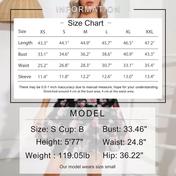 EXLURA Womens Floral Ruffle Sun Dress Sundress Tiered Square Neck Long Sleeve Off Shoulder Smocked Skater Mini Dress