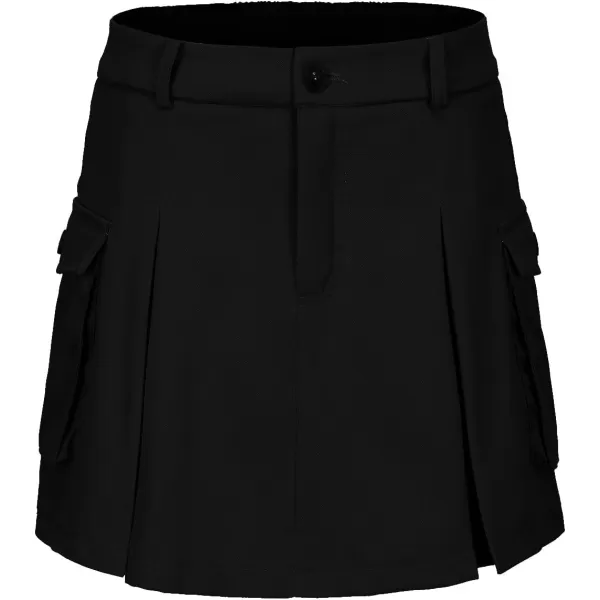 EXLURA Women's Mini Cargo Skirt 2024 High Waisted Activewear Skort Summer Y2K Skirt Shorts with Flap Pockets