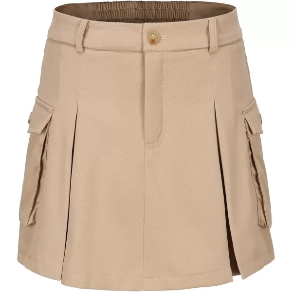 EXLURA Women's Mini Cargo Skirt 2024 High Waisted Activewear Skort Summer Y2K Skirt Shorts with Flap Pockets
