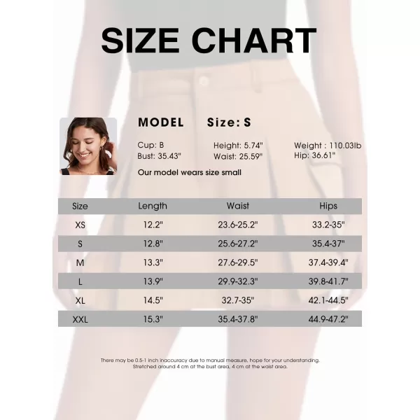 EXLURA Women's Mini Cargo Skirt 2024 High Waisted Activewear Skort Summer Y2K Skirt Shorts with Flap Pockets