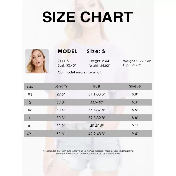 EXLURA Womens Oversized T Shirt Casual Short Sleeve Loose Maternity Tops Summer Crewneck Tunic Plus Size Gym Workout Top 2024