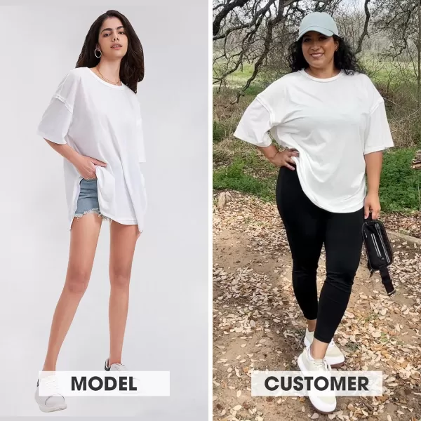EXLURA Womens Oversized T Shirt Casual Short Sleeve Loose Maternity Tops Summer Crewneck Tunic Plus Size Gym Workout Top 2024