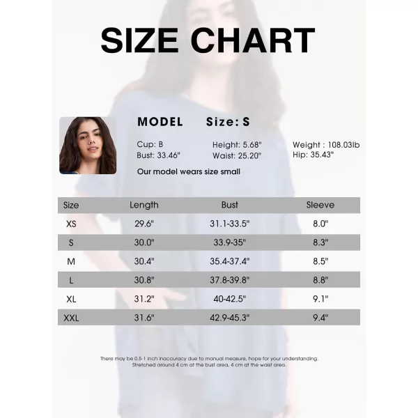 EXLURA Womens Oversized T Shirt Casual Short Sleeve Loose Maternity Tops Summer Crewneck Tunic Plus Size Gym Workout Top 2024