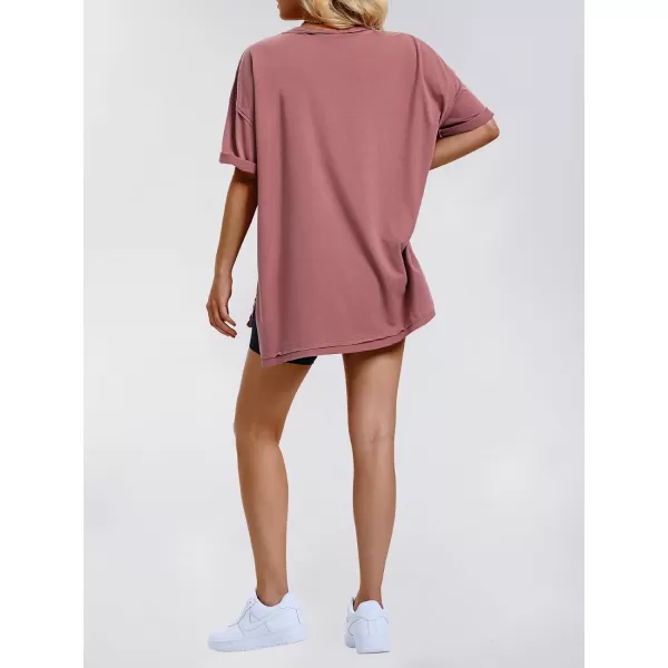 EXLURA Womens Oversized T Shirt Casual Short Sleeve Loose Maternity Tops Summer Crewneck Tunic Plus Size Gym Workout Top 2024