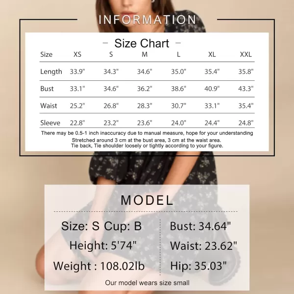 EXLURA Womens Square Neck Dress Long Puff Sleeve A-Line Casual Short Mini Dress