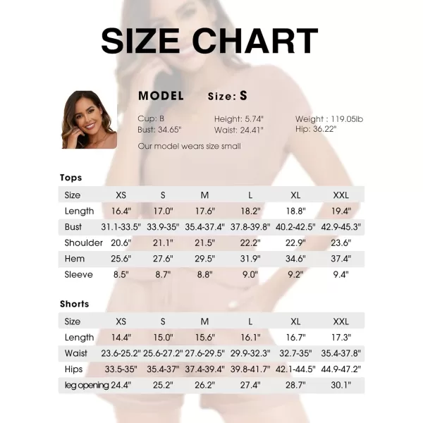 EXLURA Women's Summer 2 Piece Matching Shorts Sets Knit Short Sleeve Twist Top and Shorts Lounge Sets Sweatsuits Tracksuits