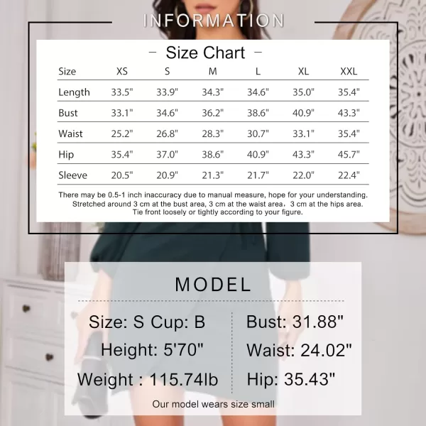 EXLURA Women's Wrap Bodycon Mini Dress Drawstring V Neck Long Lantern Sleeve Ruched Knit Sexy Bandage Cocktail Party Dresses