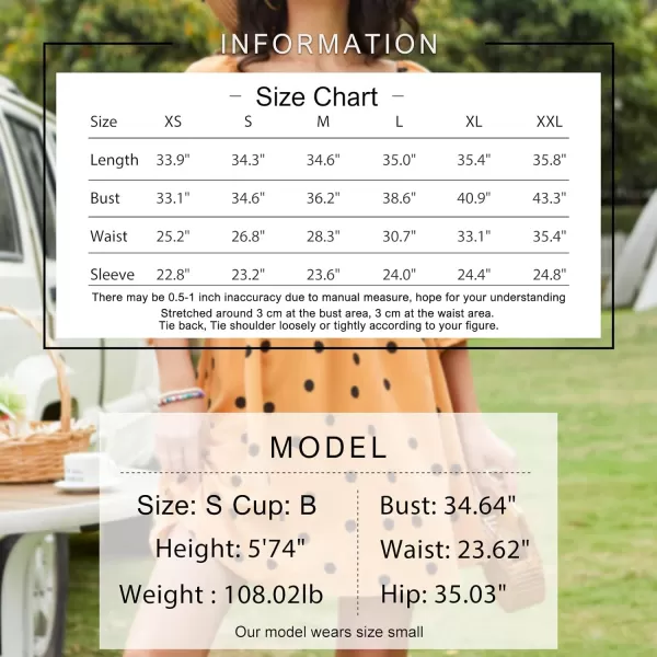 EXLURA Womens Square Neck Dress Long Puff Sleeve A-Line Casual Short Mini Dress